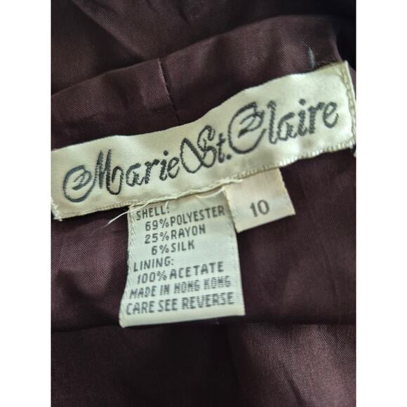 VNTG Y2K Regencycore Dress Velvet Brown Maxi Sz M Whimsigoth Bridgerton HOCO - Picture 3 of 9